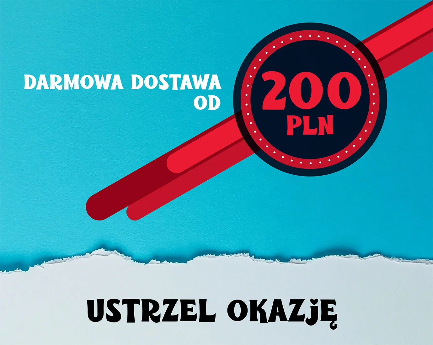 Bezpłatna dostawa przy zamówieniach powyżej 200 zł - Wariaty.pl