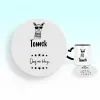 Podkładka pod kubek - Chuj nie kolega + imię - personalizuj