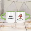 Kubek Serce - Mniej zrobisz mniej spierdolisz