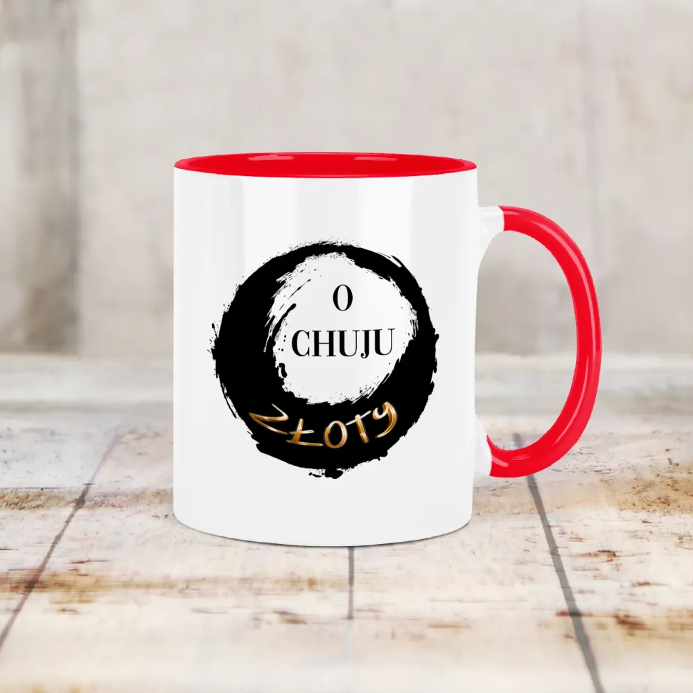 Kubek KolorMix - O CHUJU ZŁOTY