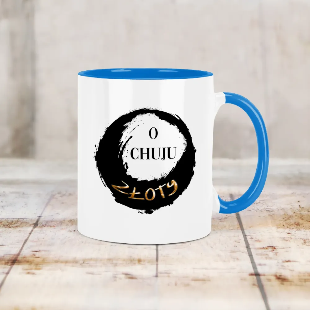 Kubek KolorMix - O CHUJU ZŁOTY