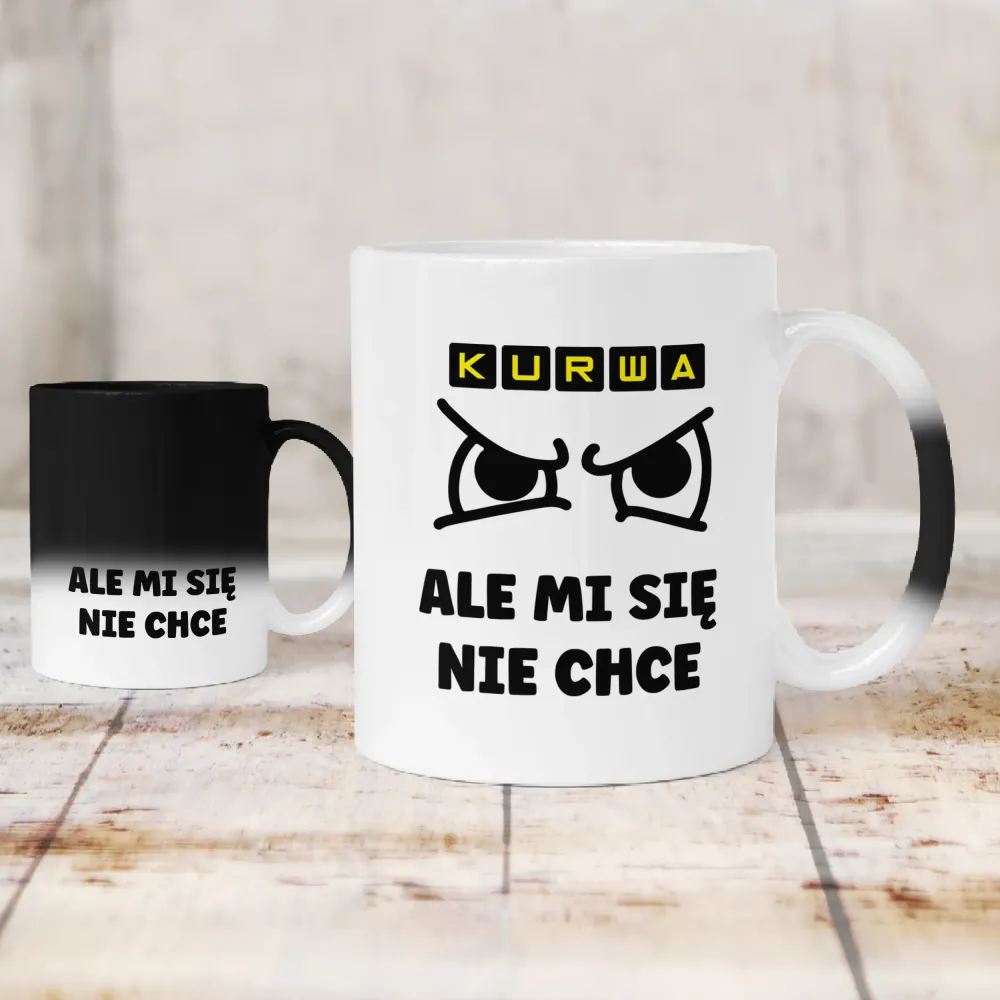 Kubek KolorMix - Kurwa, ale mi się nie chce