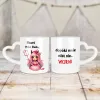 Kubek Serce - Nawet miła i słodka... Dopóki mnie nikt nie wkurwi!