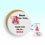 Podkładka pod kubek - Nawet miła i słodka... Dopóki mnie nikt nie wkurwi!