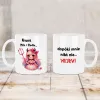 Kubek KolorMix - Nawet miła i słodka... Dopóki mnie nikt nie wkurwi!
