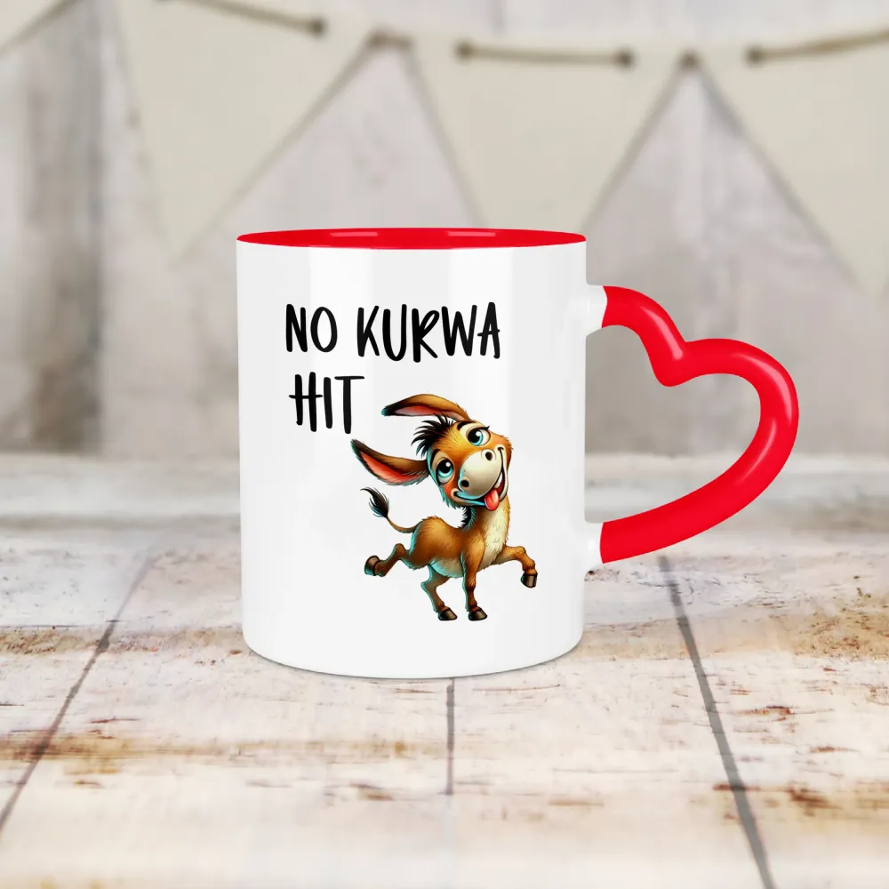 Kubek Serce - No kurwa HIT