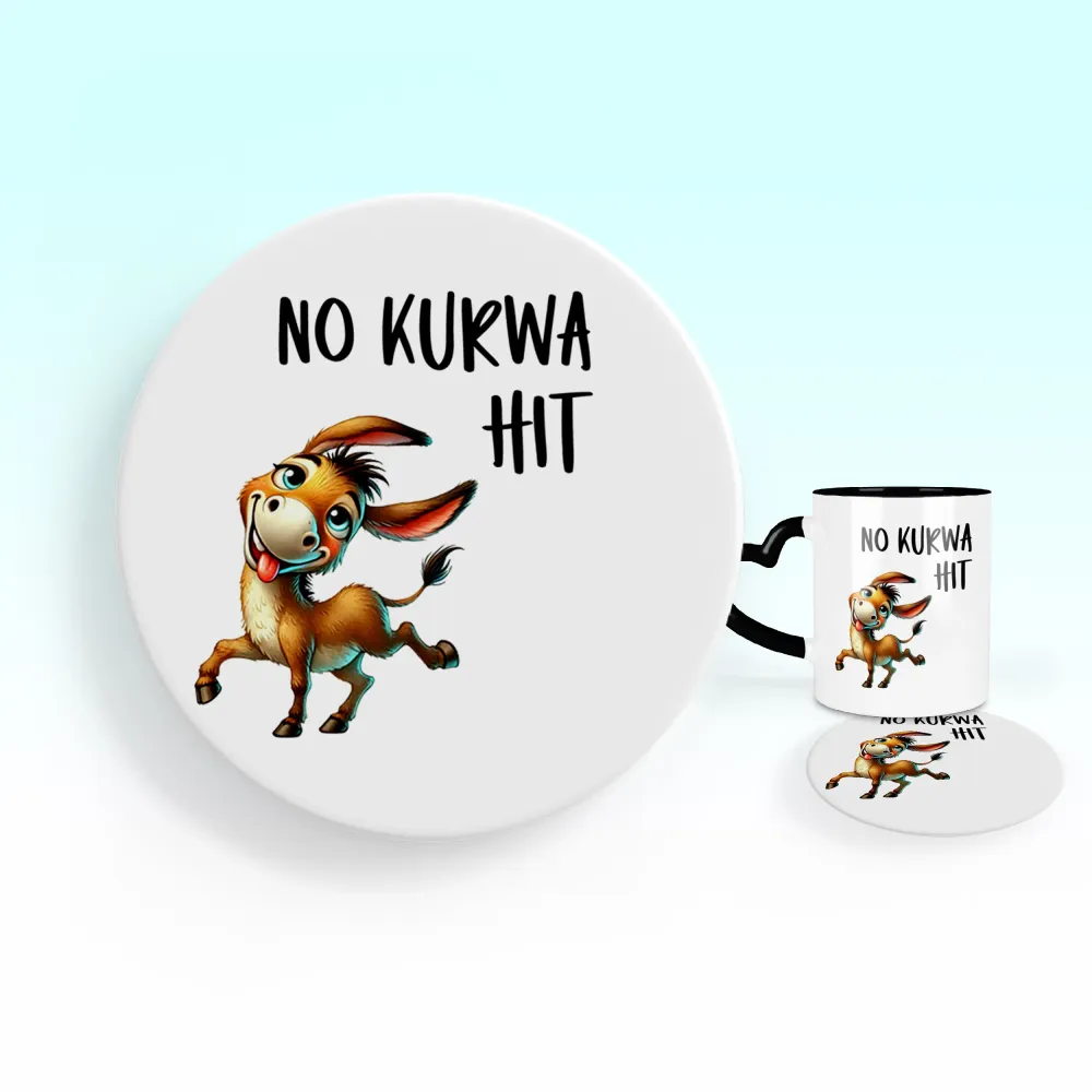 Podkładka pod kubek - No kurwa HIT