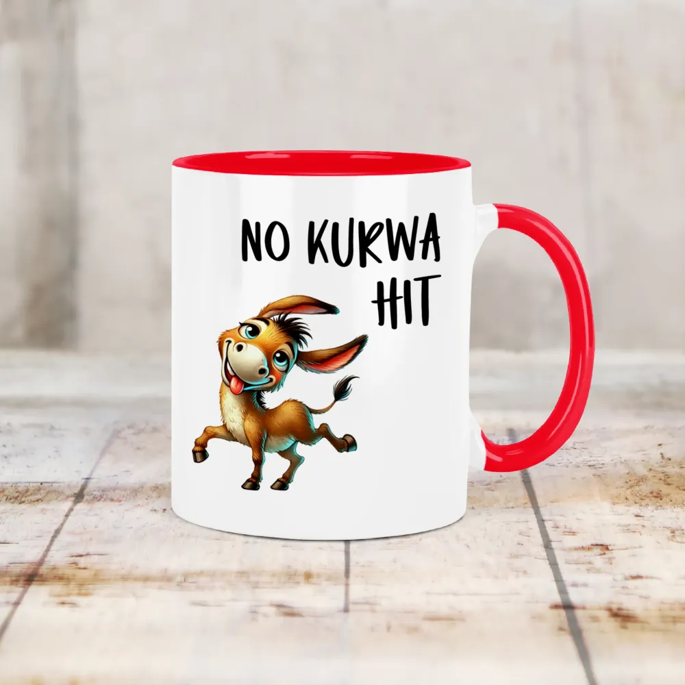 Kubek KolorMix - No kurwa HIT