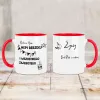 Kubek KolorMix - HEPI BERZDEJ I WSZYSTKIEGO ZAJEBISTEGO + imię i kto życzy - personalizuj