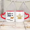 Kubek Serce - Zajęło mi 30 lat, aby wyglądać tak dobrze - WPISZ SWÓJ ROK - personalizuj