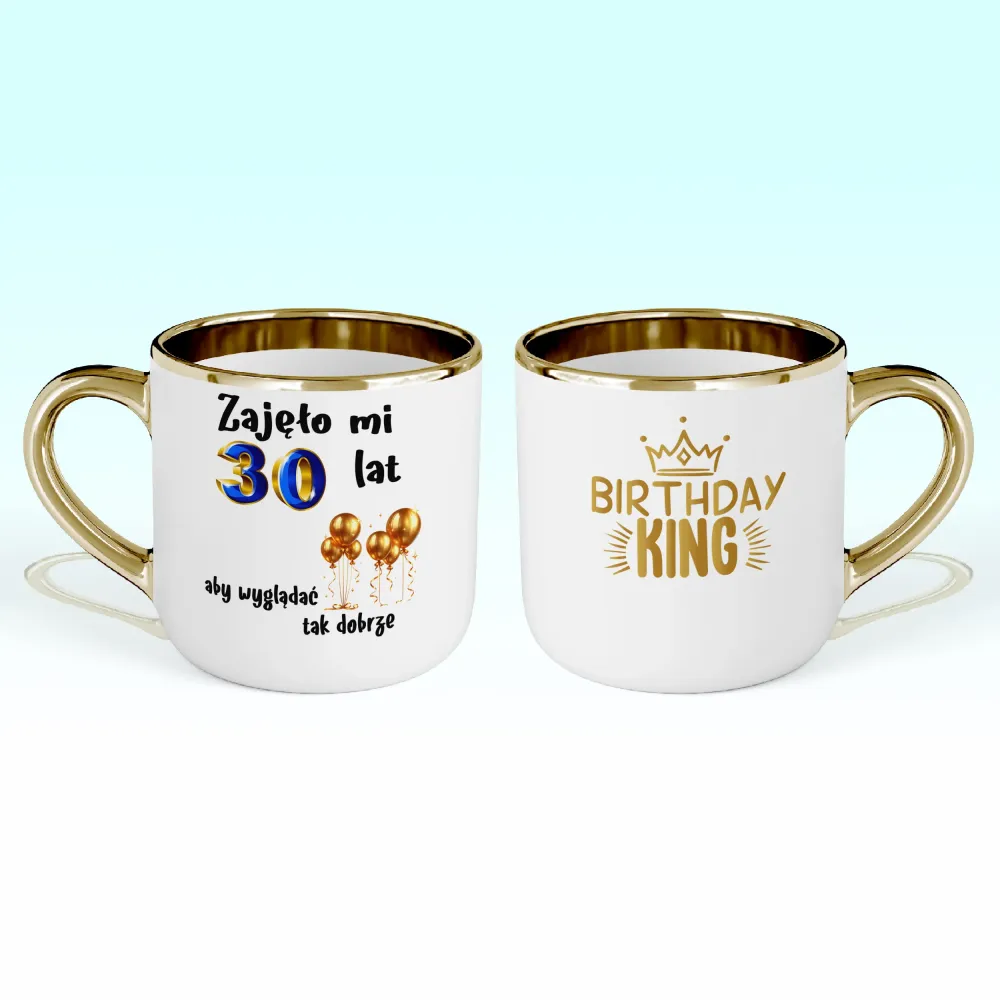 Kubek Elegant - Zajęło mi 30 lat, aby wyglądać tak dobrze - WPISZ SWÓJ ROK - personalizuj