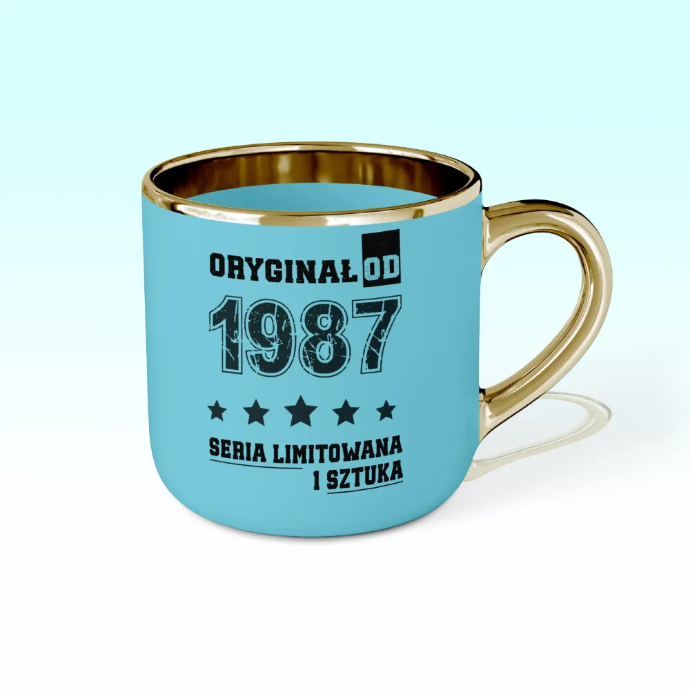 Kubek Elegant - ORYGINAŁ OD - rok urodzenia - personalizuj