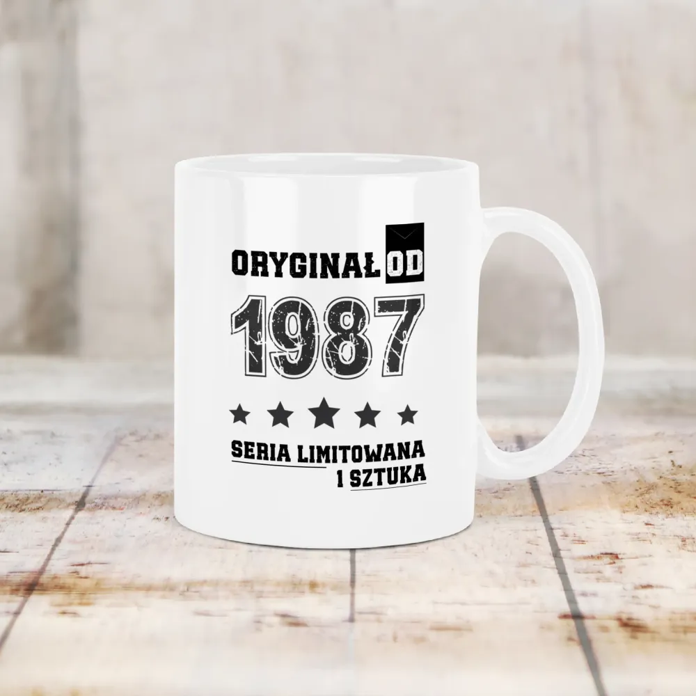 Kubek KolorMix - ORYGINAŁ OD - rok urodzenia - personalizuj