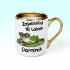 Kubek Elegant - ŻAJEBISTY 18 latek + imię - personalizuj imię i rok