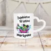 Kubek Serce - ŻAJEBISTA 18 latka + imię - personalizuj imię i rok