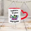 Kubek Serce - ŻAJEBISTA 18 latka + imię - personalizuj imię i rok