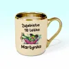 Kubek Elegant - ŻAJEBISTA 18 latka + imię - personalizuj imię i rok