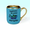 Kubek Elegant - ŻAJEBISTA 18 latka + imię - personalizuj imię i rok