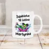 Kubek KolorMix - ŻAJEBISTA 18 latka + imię - personalizuj imię i rok