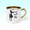 Kubek Elegant - Pół człowiek pół litra + imię - PERSONALIZUJ