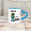 Kubek Serce - Strażnik z ... - personalizuj Miejscowość i Imię