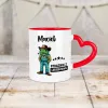 Kubek Serce - Strażnik z ... - personalizuj Miejscowość i Imię