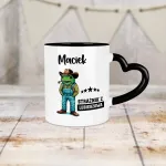 Kubek Serce - Strażnik z ... - personalizuj Miejscowość i Imię