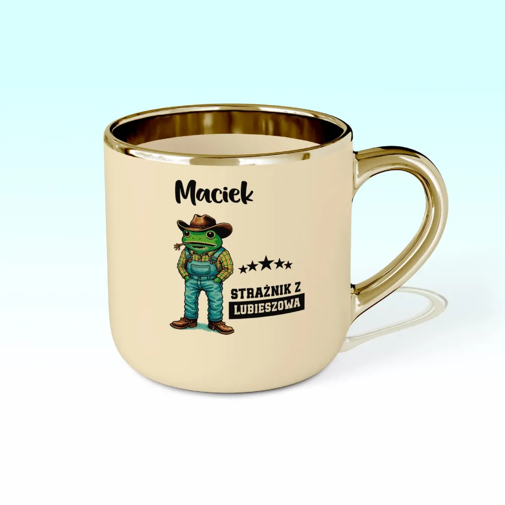 Kubek Elegant - Strażnik z ... - personalizuj Miejscowość i Imię