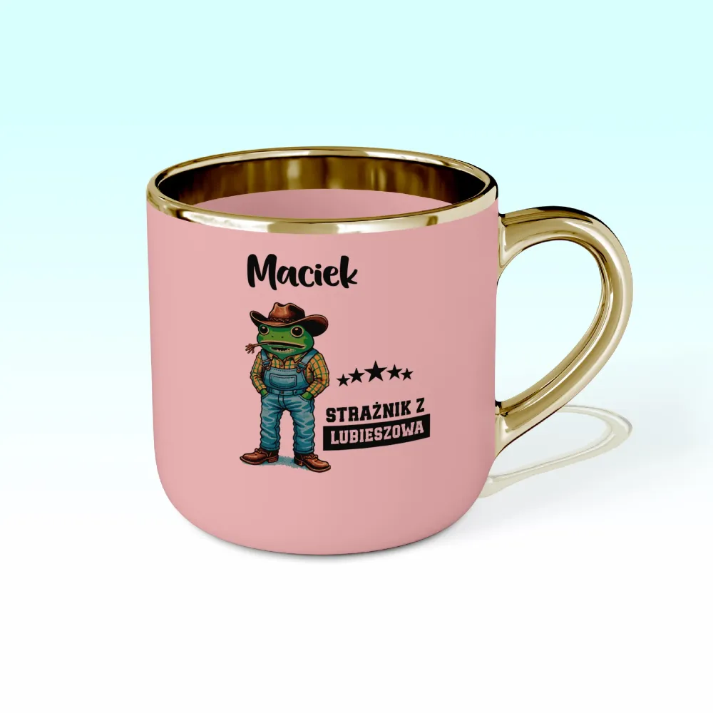 Kubek Elegant - Strażnik z ... - personalizuj Miejscowość i Imię