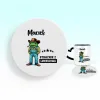 Podkładka pod kubek - Strażnik z ... - personalizuj Miejscowość i Imię