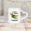Kubek Serce - Odlotowy Byczek - personalizuj miejscowość