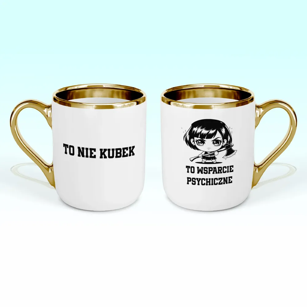 Kubek Elegant - To nie kubek, to wsparcie psychiczne Kubek Elegant - To nie kubek, to wsparcie psychiczne