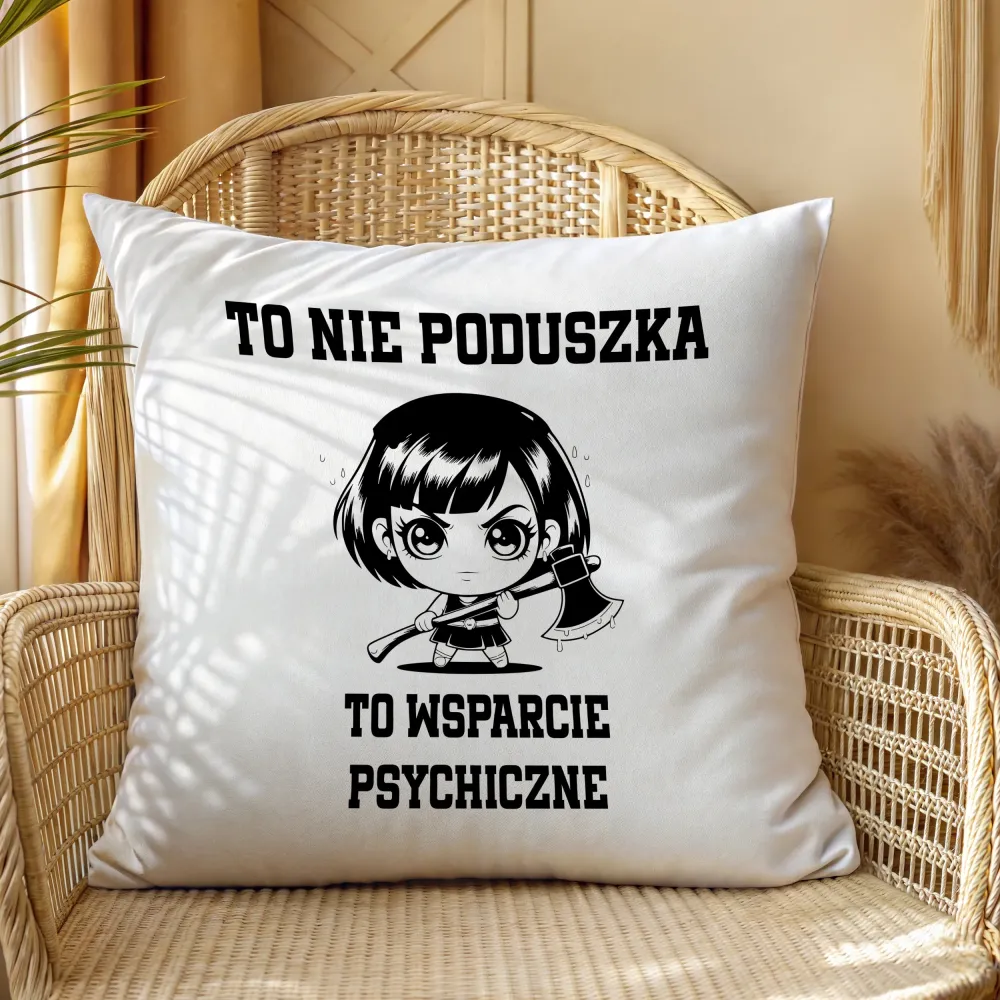 Poduszka - To nie poduszka, to wsparcie psychiczne Poduszka - To nie poduszka, to wsparcie psychiczne