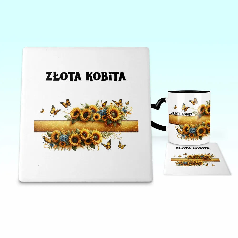 Podkładka pod kubek - Złota Kobita