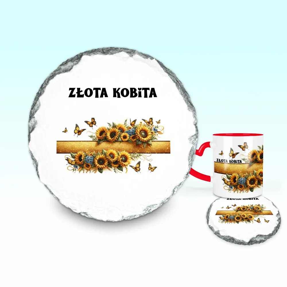 Podkładka pod kubek - Złota Kobita
