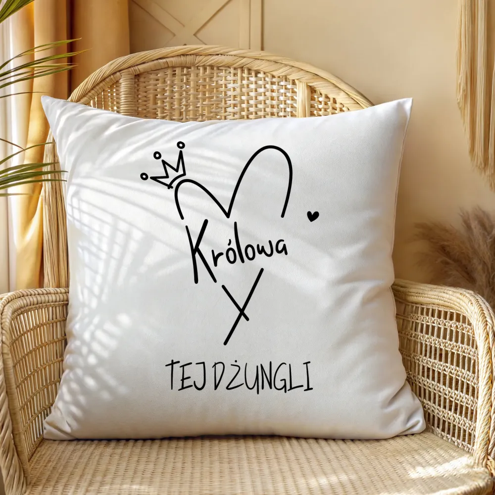 Poduszka - Królowa TEJ DUŻNGLI