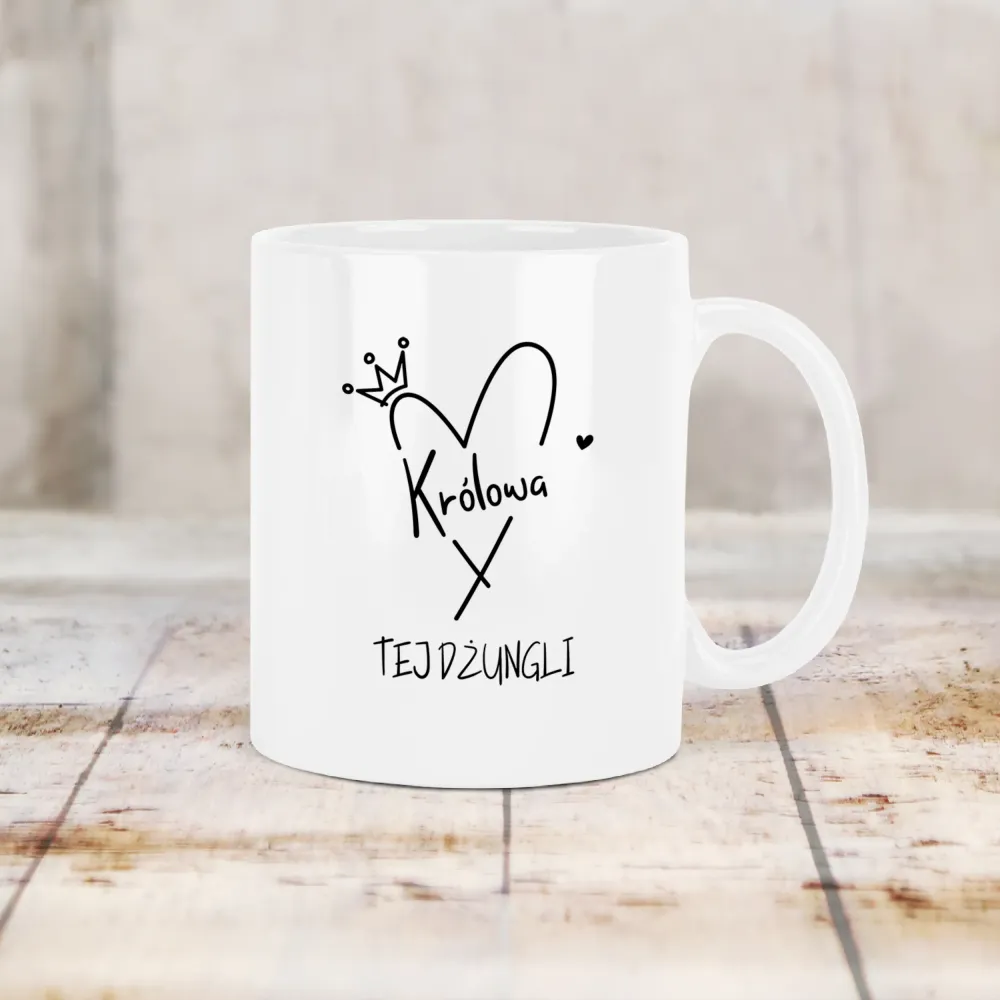 Kubek KolorMix - Królowa TEJ DUŻNGLI