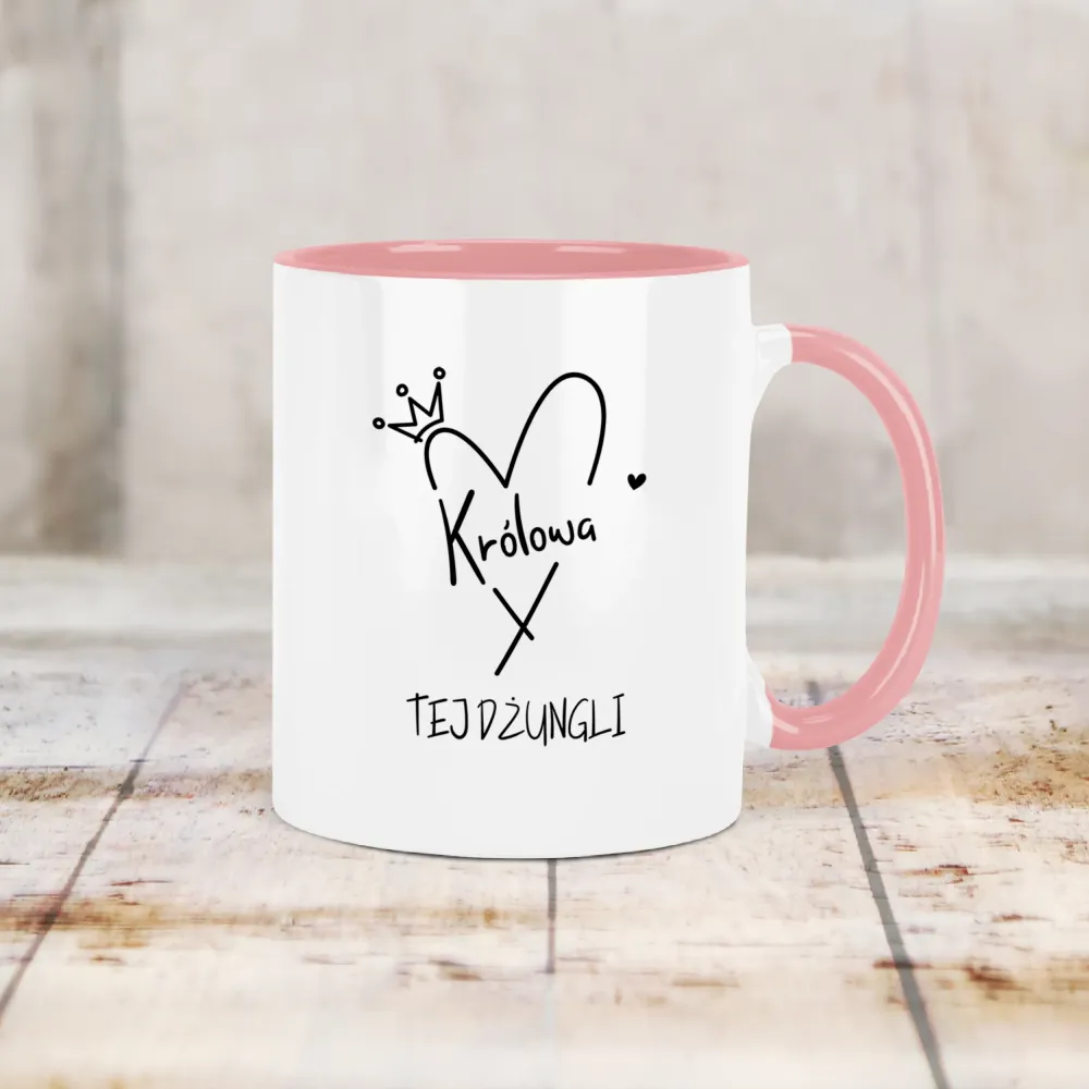 Kubek KolorMix - Królowa TEJ DUŻNGLI