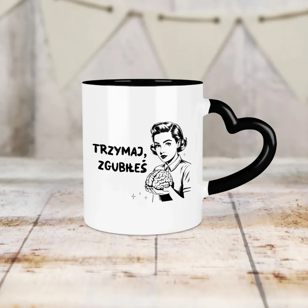 Kubek Serce - Trzymaj, zgubiłeś.
