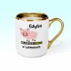 Kubek Elegant - Najlepsza loszka w - Personalizuj miejscowość i imię