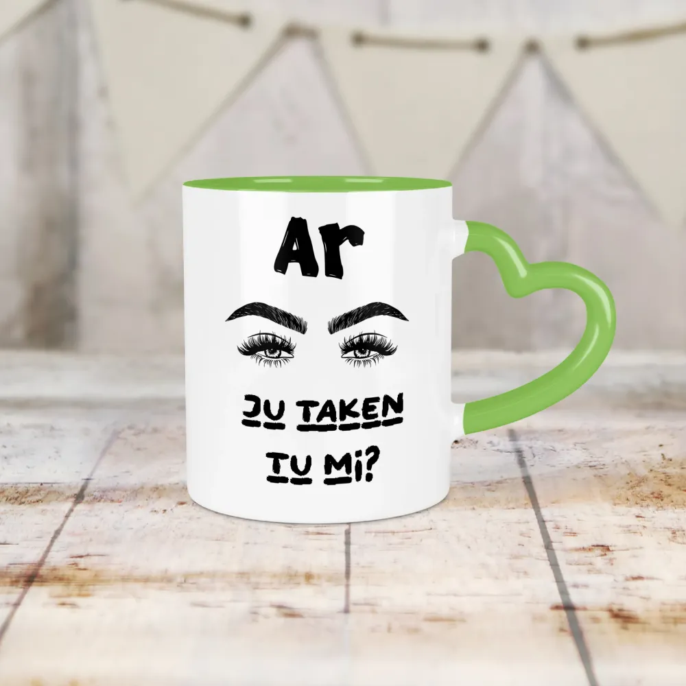 Kubek Serce - AR JU TAKEN TU MI?