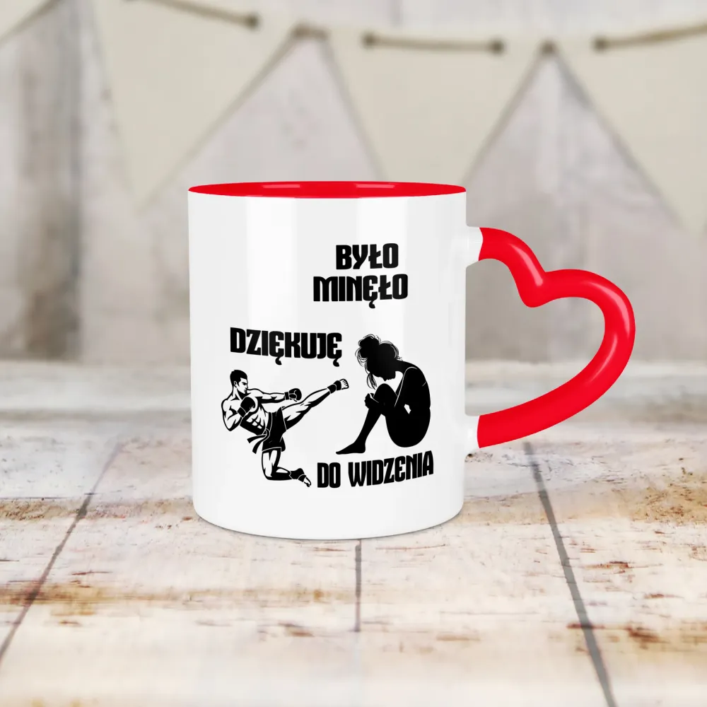 Kubek Serce - Było minęło dziękuje do widzenia