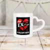 Kubek Serce - Moja EX jest moją Walentynką