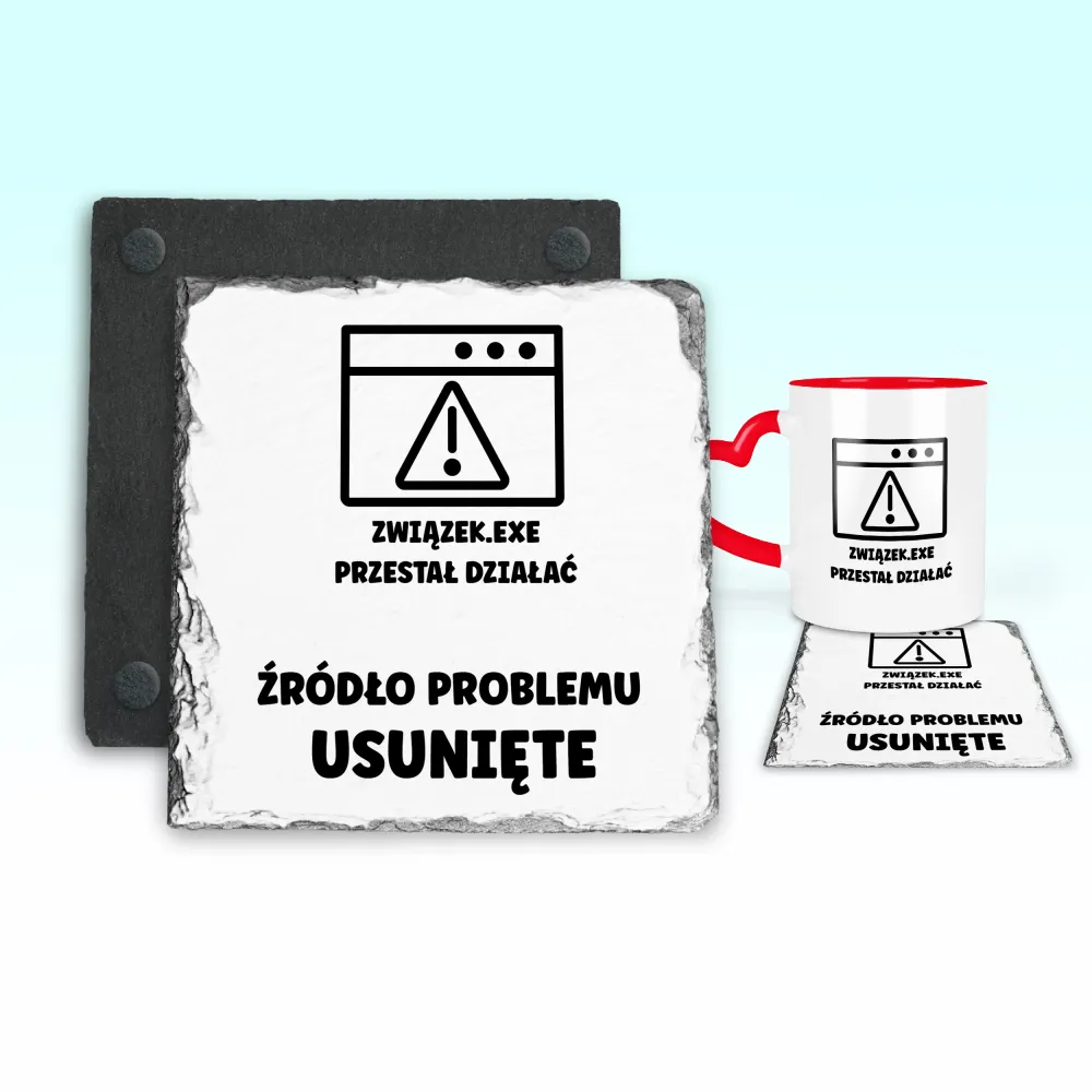 Podkładka pod kubek - Związek.EXE przestał działać - Źródło problemu usunięte