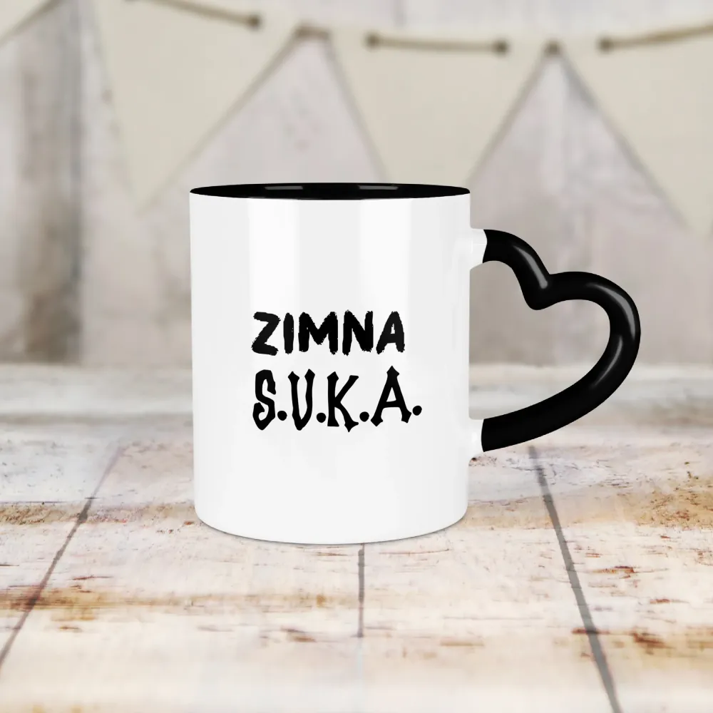 Kubek Serce - ZIMNA SUKA