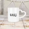 Kubek Serce - CHUJ