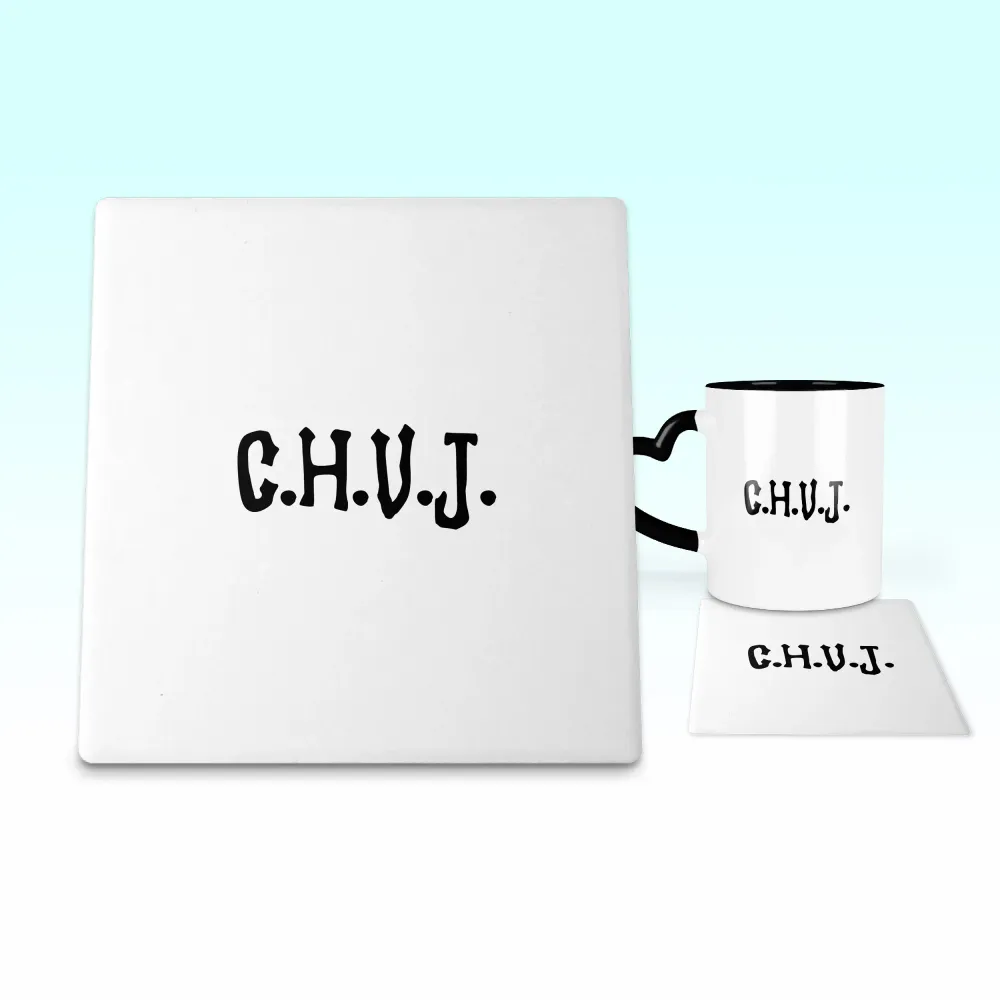 Podkładka pod kubek - CHUJ