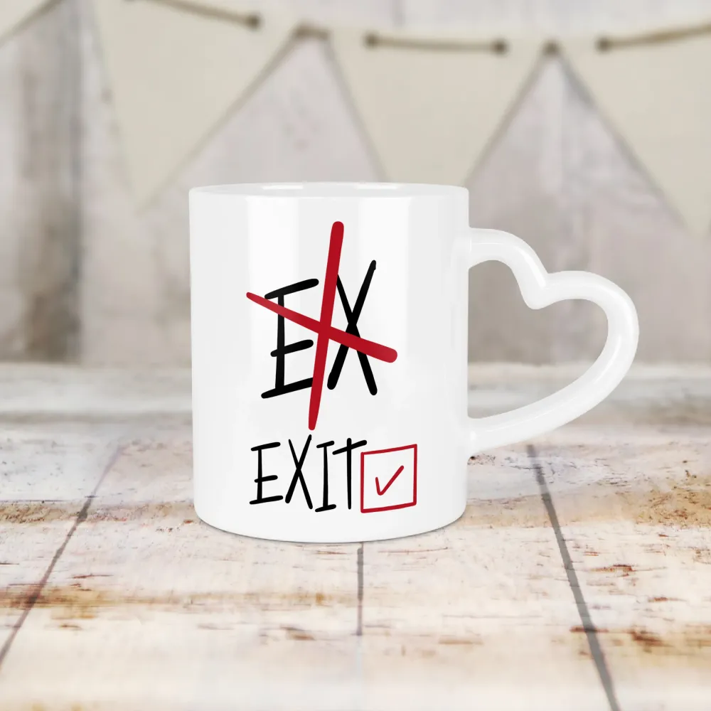 Kubek Serce - Ex / EXIT