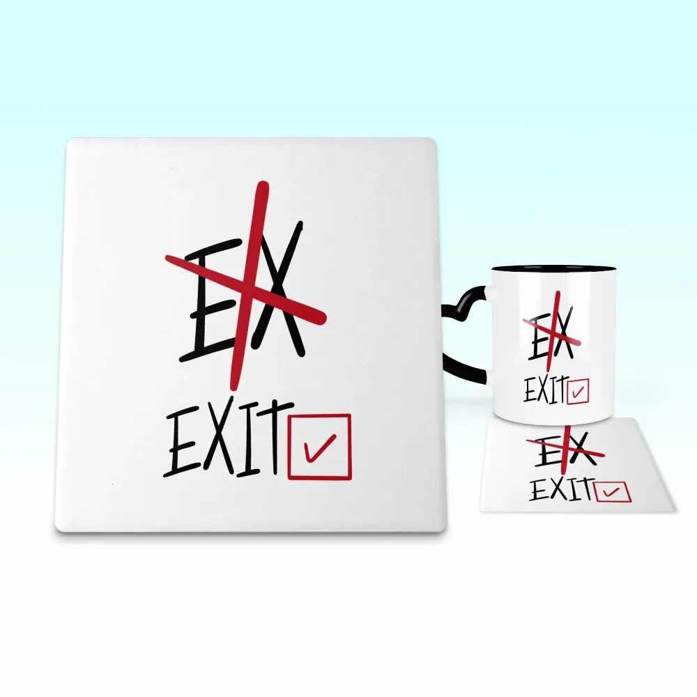 Podkładka pod kubek - Ex / EXIT