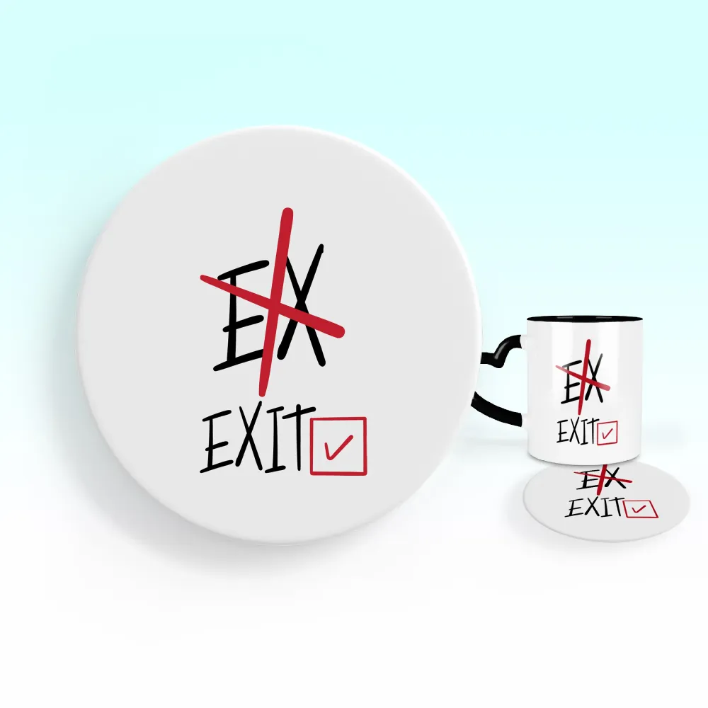Podkładka pod kubek - Ex / EXIT